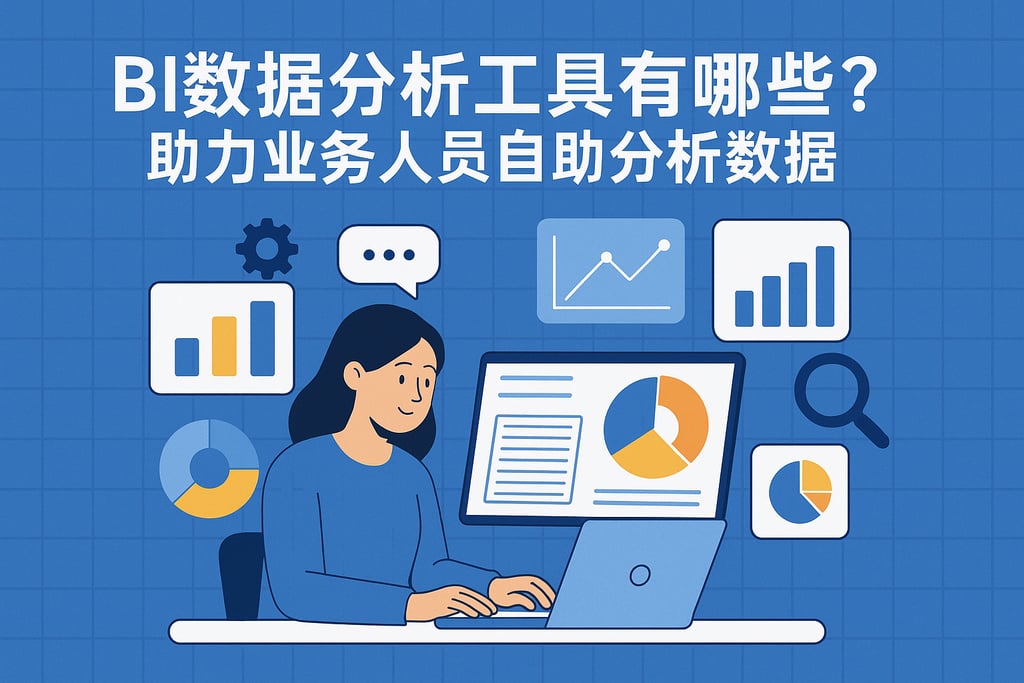 BI数据分析工具有哪些？助力业务人员自助分析数据"